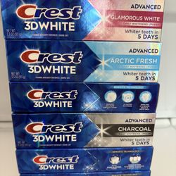 Crest 3D White toothpaste 3.3 oz all 6 x $12