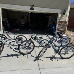 6 Bikes For Sale 