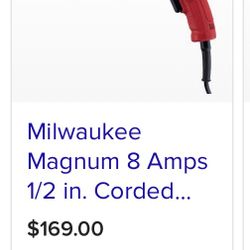Milwaukee half inch Magnum drill 0234-6