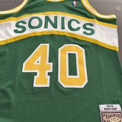 Seattle SuperSonics HWC Shawn Kemp Jersey Size L