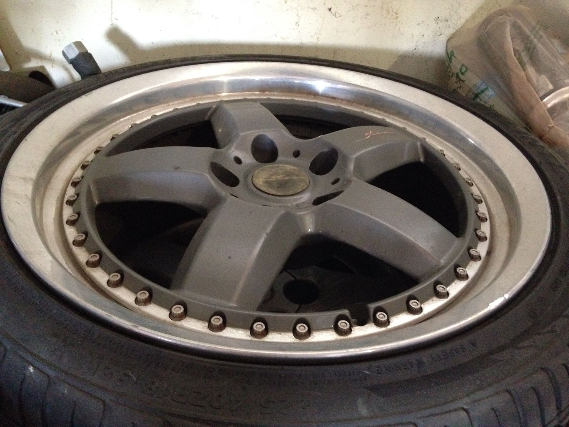 Rare Hinodex Stern Beast 2-piece wheels 18x8 & 18x9