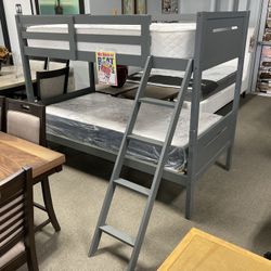 Bunk Bed! $399! Easy Financing! 📱🤍💙