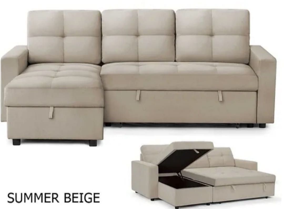 New Sofa SLEEPER Sectional With Chaise Sofa Cama Couch 