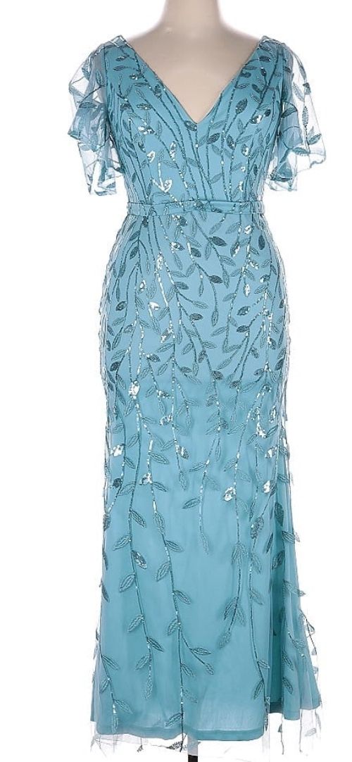 Beautiful Elegant Blue Dress Size 12