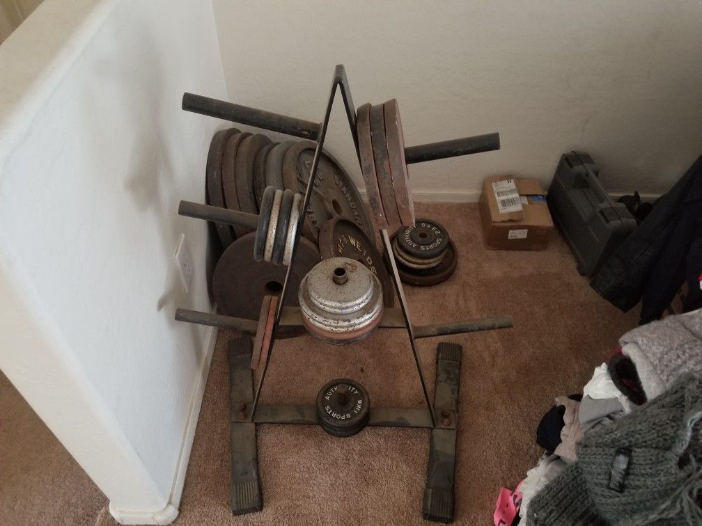 120lbs of American Standard Weights