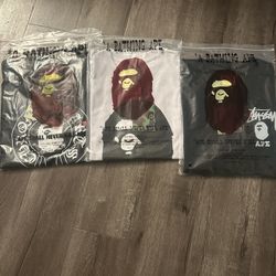 Bape Shirts: Stussy, Chrome Heart, New Balance 