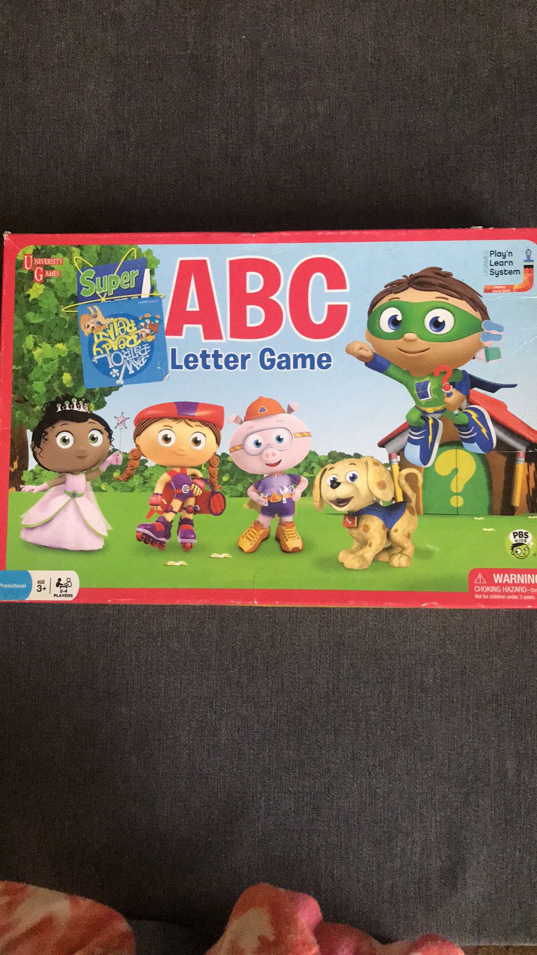 SUPER WHY ABC LETTER GAME