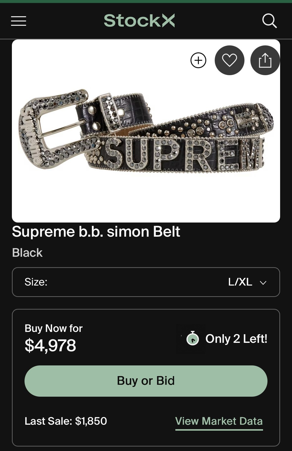 Supreme Bb Simon Belt