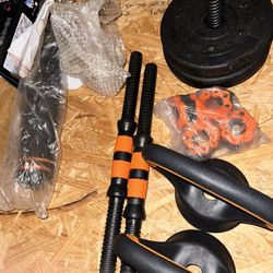 Adjustable Weight Dumbbell Set - Premium Home Gym Equipment with Dumbbell, Barbell, Kettlebell