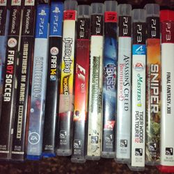 Ps4,Ps3,Ps2,PsP Video Games