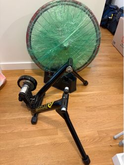 Stationary Indoor Bike Trainer + Wheel
