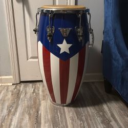 Lp Matador Puerto Rican Flag Conga 11-3/4 Inch
