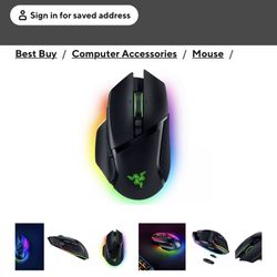 RAZER BASILISKV3 Gaming Mouse 