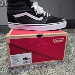 Vans Sk8 - Hi Men’s Size 9.5 Black/White $40 Like New