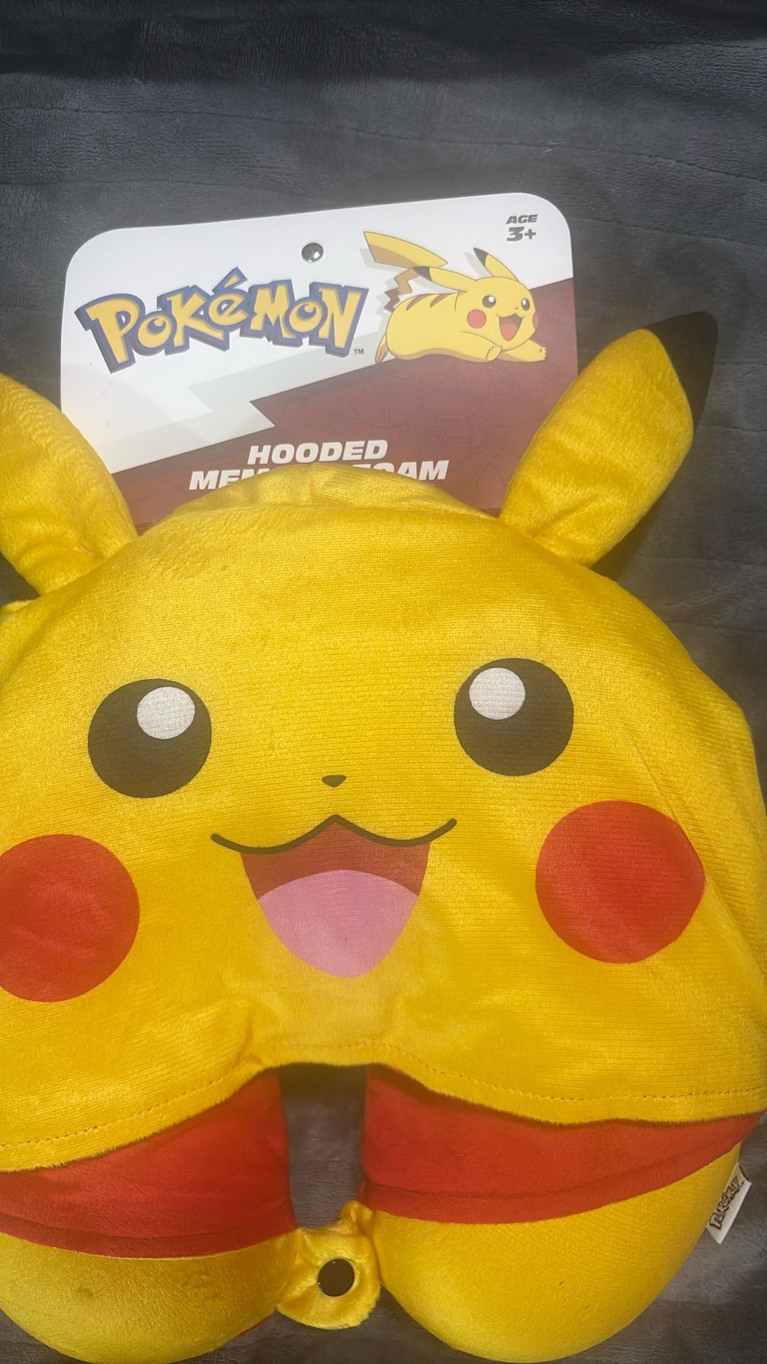 Brand New Pokémon’s Hooded Memory Foam Neck Pillow