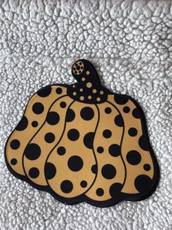 Yayoi Kusama Dots Pumpkin Obsession Art Mouse Pad Yellow Japan Rare