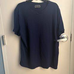 Club Room Men's Navy Blue Crew Neck Solid Cotton Jersey Short Sleeve T-Shirt XXL