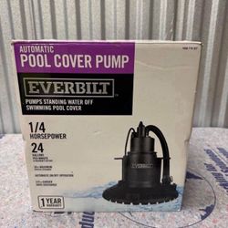 🔥 1/4 hp Submersible Pool Cover Pump (retail $198)