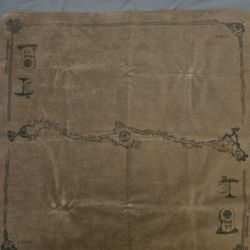 Spell ground Classic  Brown And Black 2 Player Mat