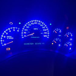99-02 Chevy GM Cluster Speedometer Odometer