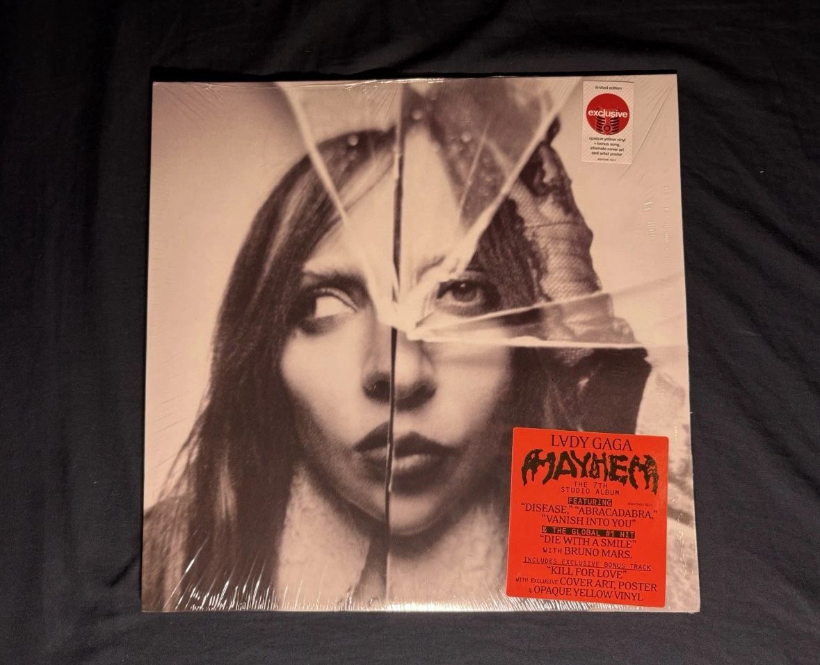 Lady Gaga MAYHEM opaque yellow vinyl