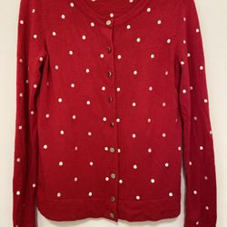 Red Polka Dot Cardigan