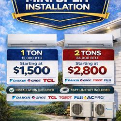 Mini split / ac / maintenance/ hvac