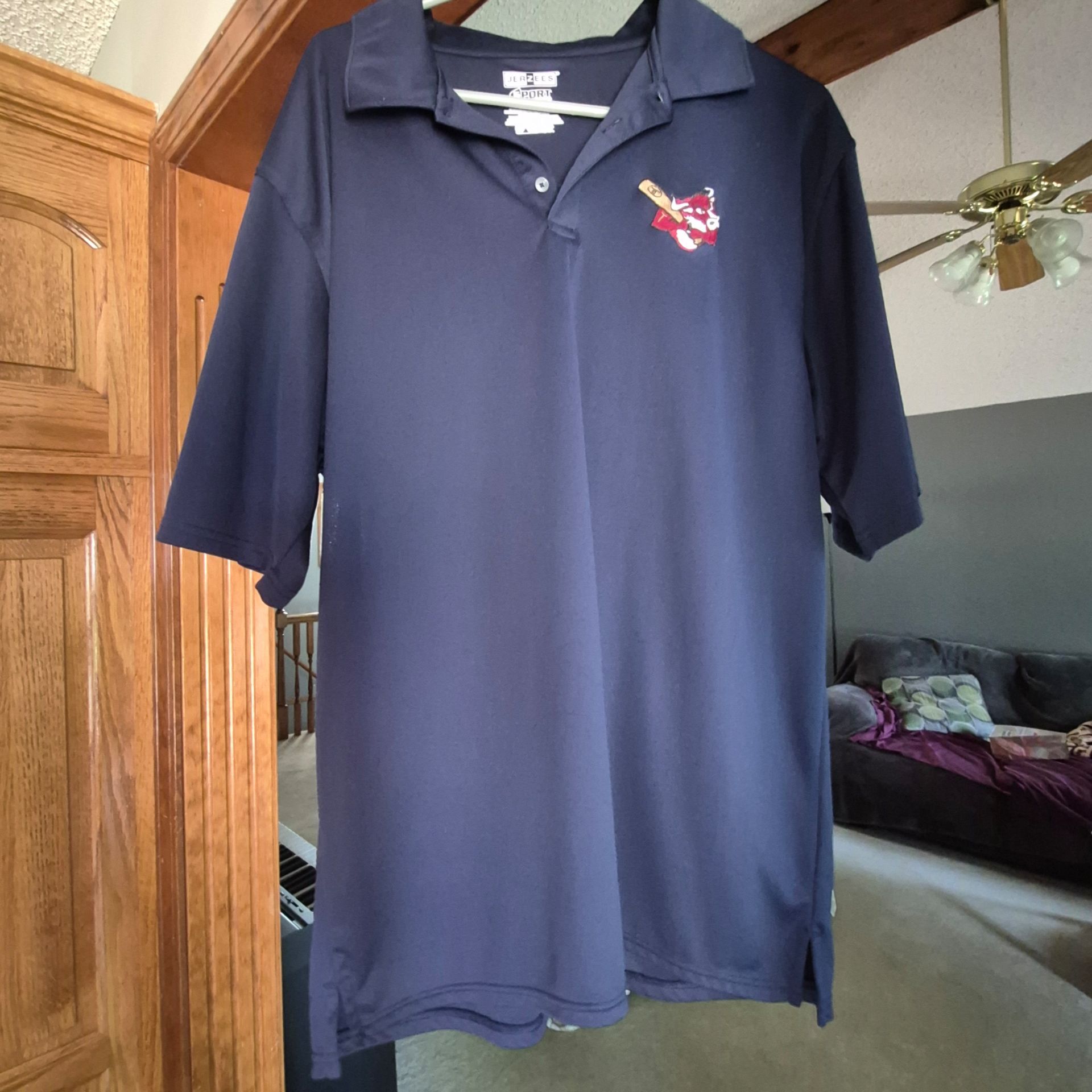 KC TBones Baseball vintage polo shirt with logo