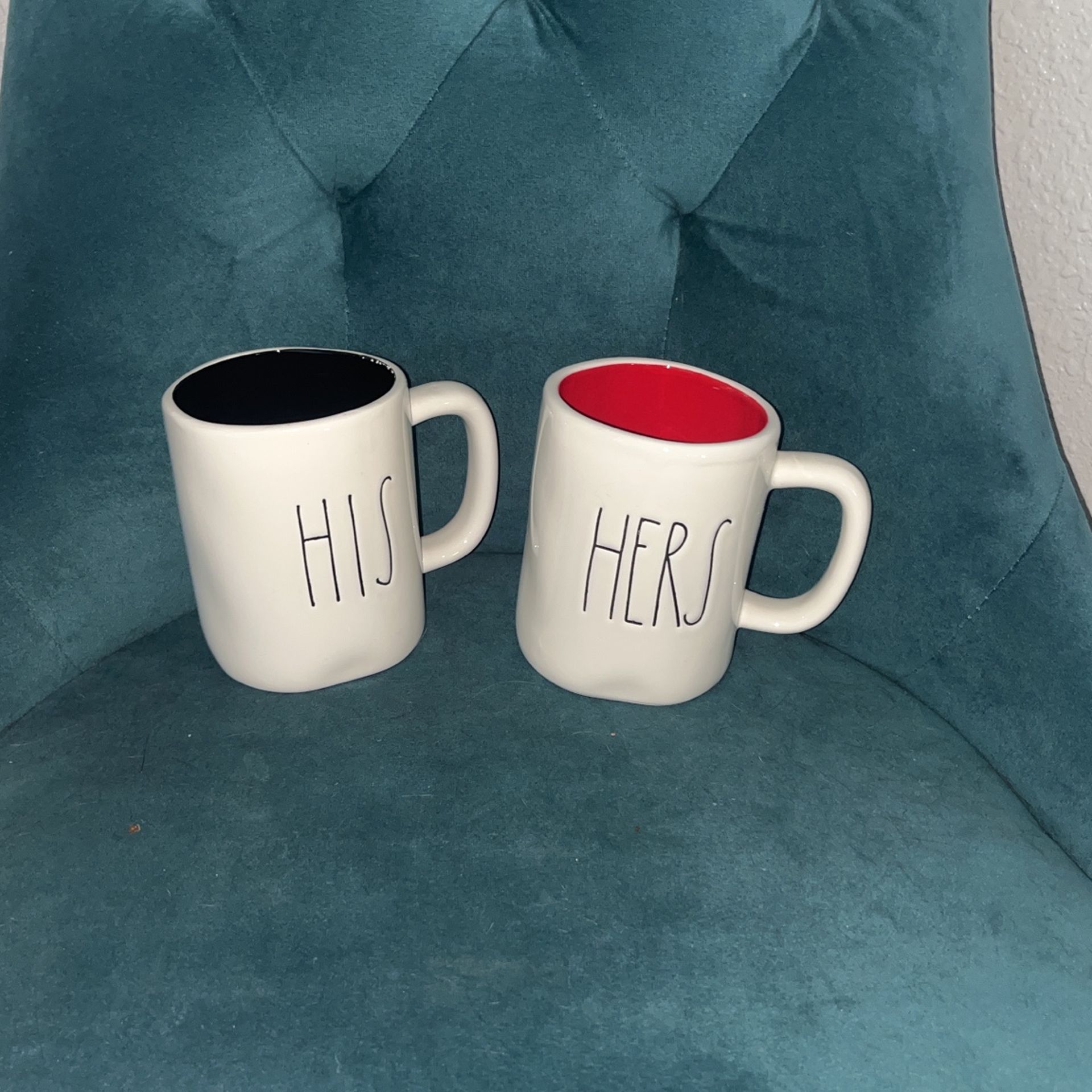 Rae Dunn His Hers Coffee Cups
