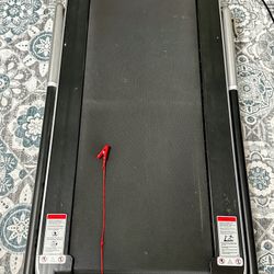 Goplus 2 in 1 Folding Treadmill, Under Desk Electric Superfit Treadmill,