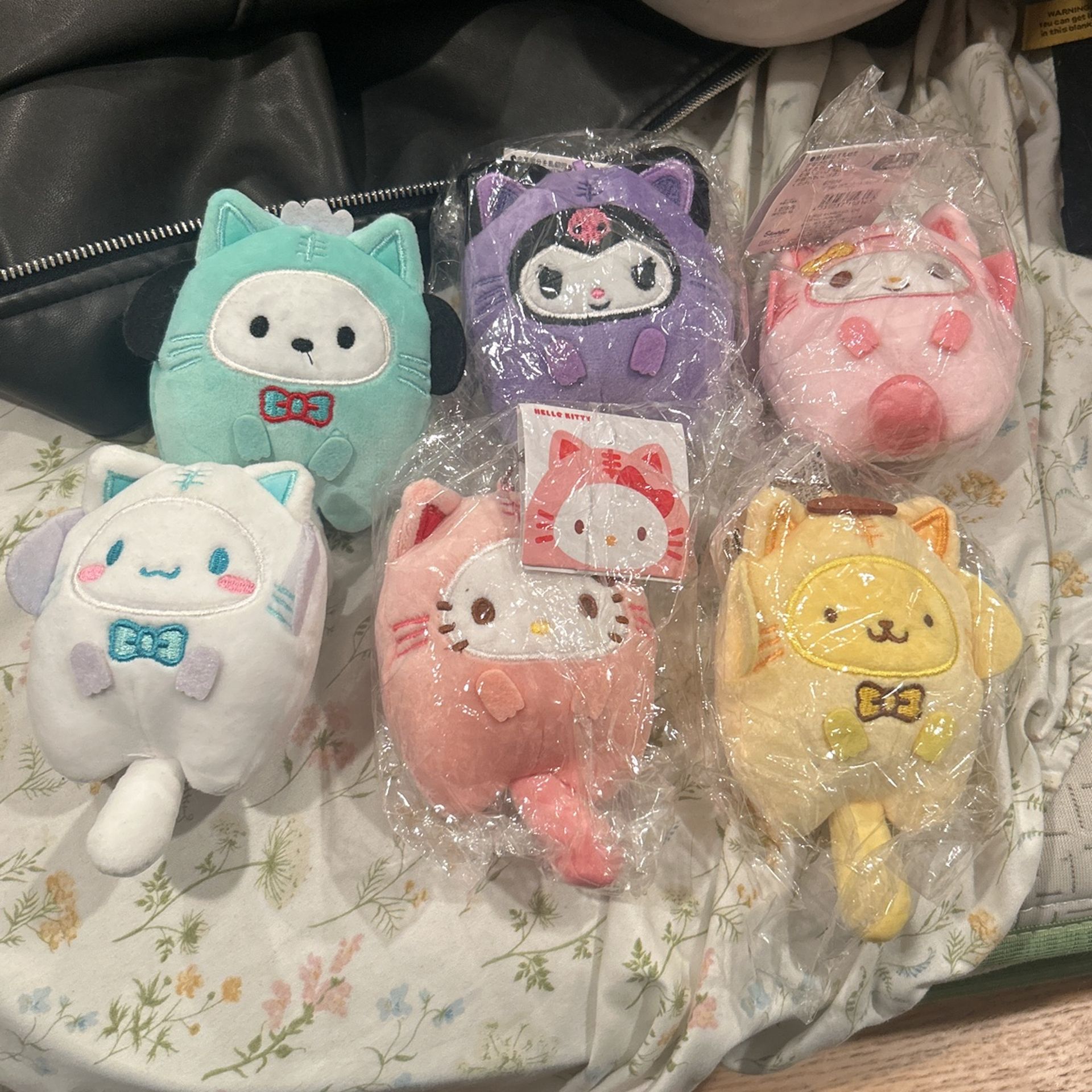 sanrio plushies
