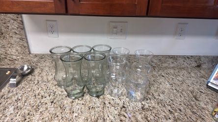 9 vases $1 each or all for $8
