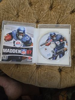 Madden NFL 07 for the PlayStation 3 console.