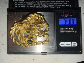 10k gold rope chain