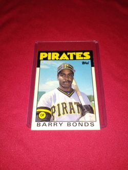 Near Mint 1986 Barry Bonds Rookie Baseball Card - Topps #11T