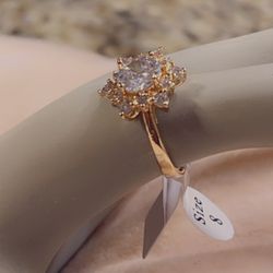 Sunflower Design Ring 