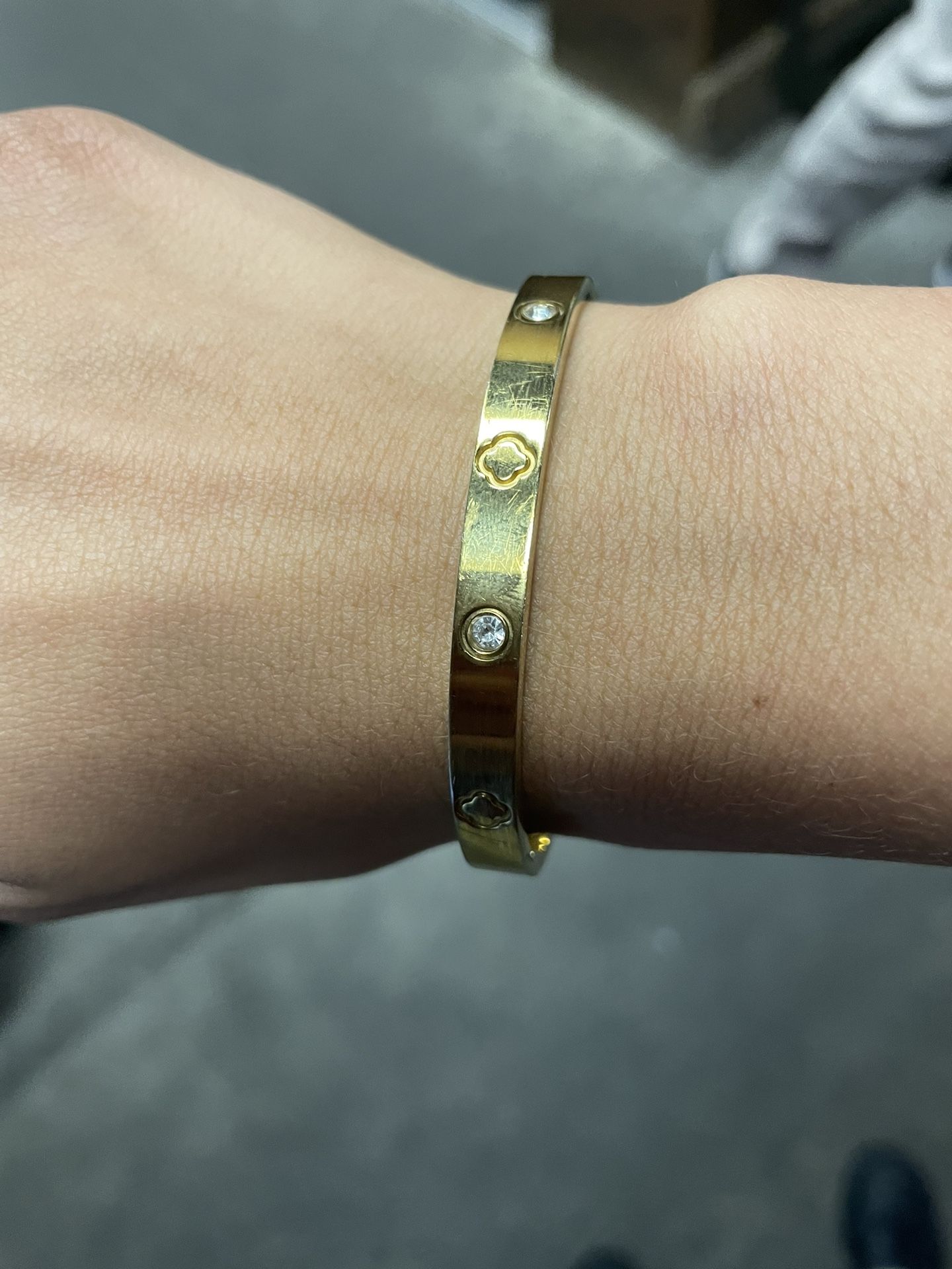 Cartier Gold Diamond Bracelet 
