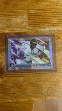 Rickey Henderson Bowman Anime card