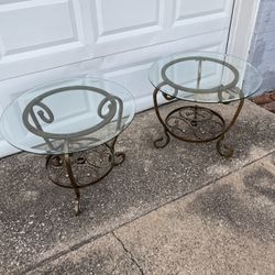 Iron End Tables 