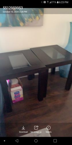 Creepy set coffee table and two end tables