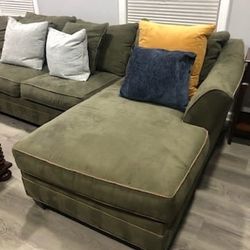 Microfiber Sectional 