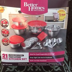 Better homes and garden 21 pc kitchen set