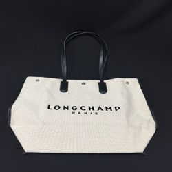 Longchamp Large Canvas Tote Shoulder Bag Travel Bags
