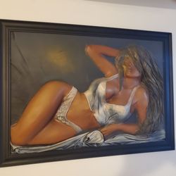 BEAUTIFUL!!! 3D LEATHER PAINTING (IMPORTED FROM EUROPE)