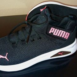 PUMA Women's Sneaker Size 10 Black Pink  ENZO 2 