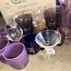 Coffee Cups And Wine Glasses 