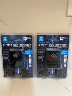Brand New 2-Port USB Charger, Mounts to Nightstands and Bed x 2