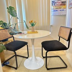 Small Dining Table & 2 Dining Chairs