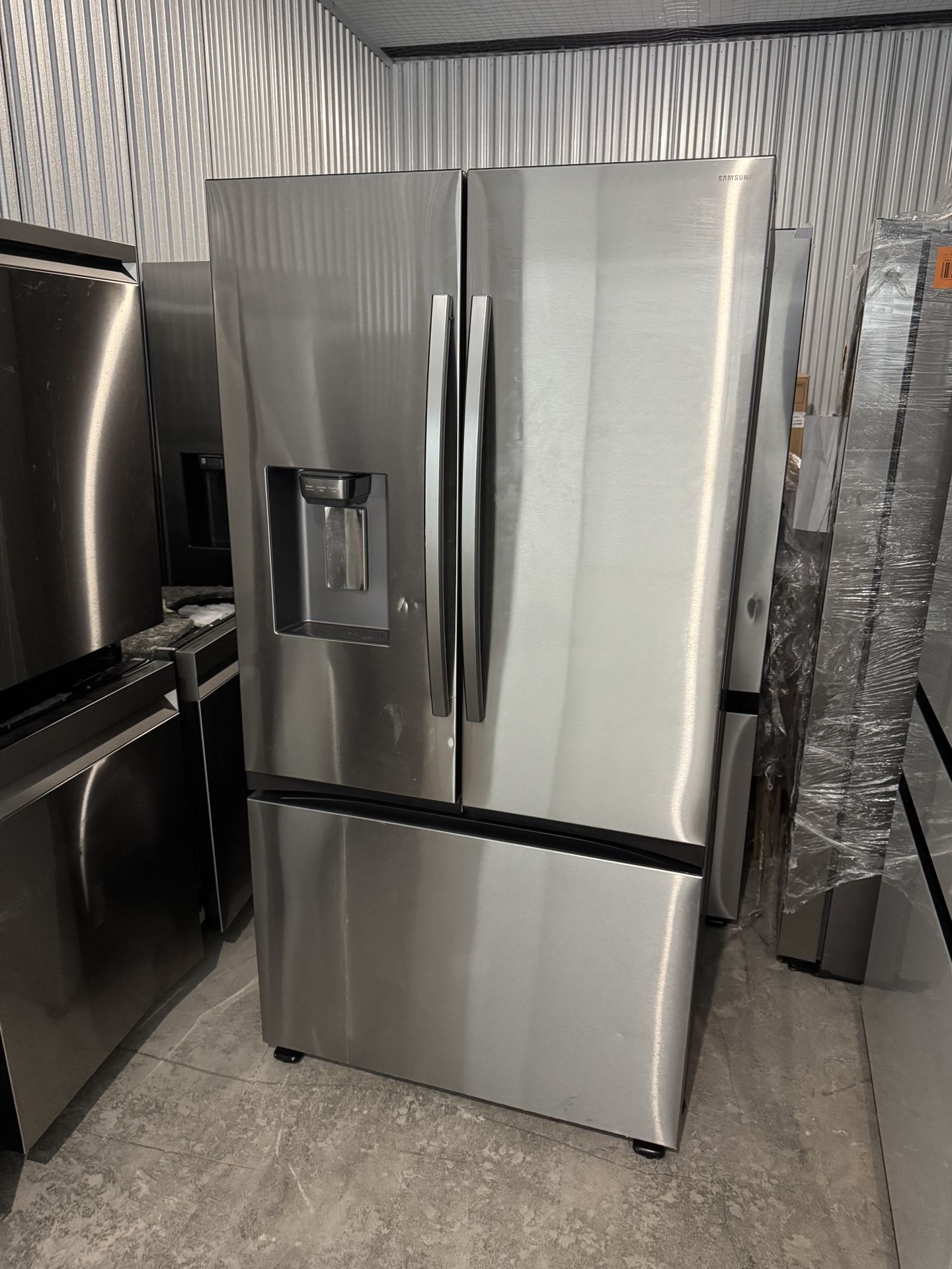 DELIVERY AVAILABLE 🚚 Samsung 26 Cu. Ft. Mega Capacity Counter-Depth 3-Door Refrigerator