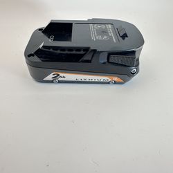 RIDGID 18V 2.0Ah Lithium-Ion Battery (AC(contact info removed))